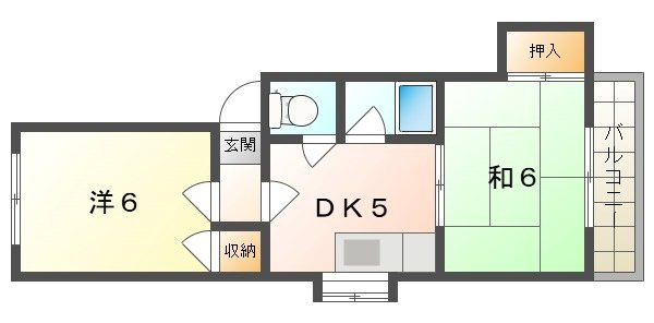 ハイツいわさか 間取り