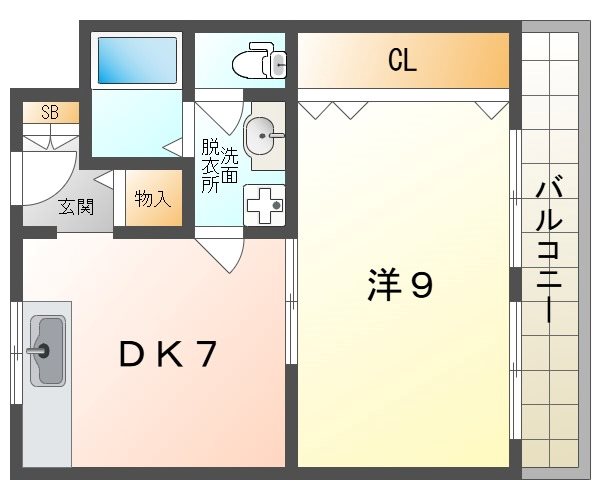 グランドハイツ2号館 間取り