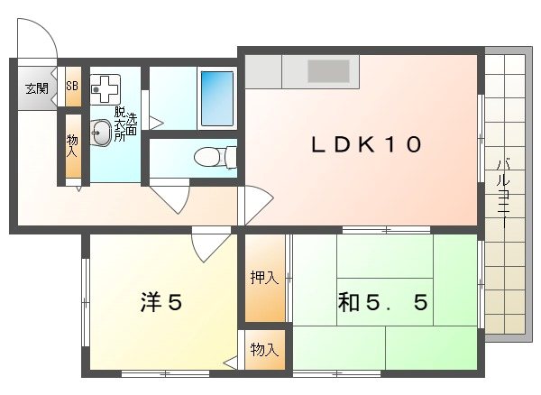 グランデージハヤミ 間取り