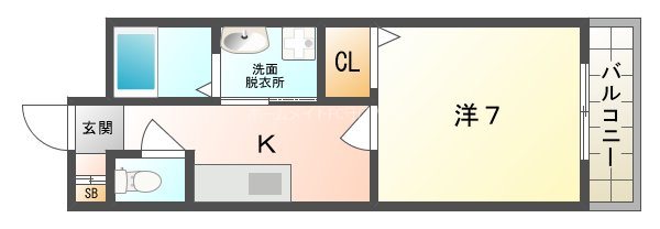 クローバーハイツ 間取り