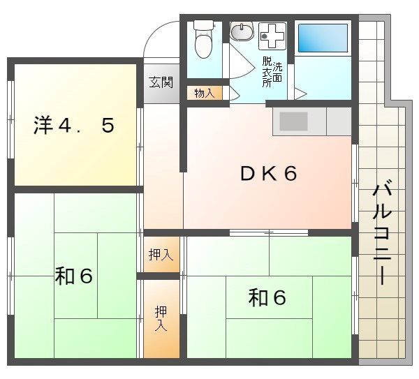 ＫＮハイツ 間取り