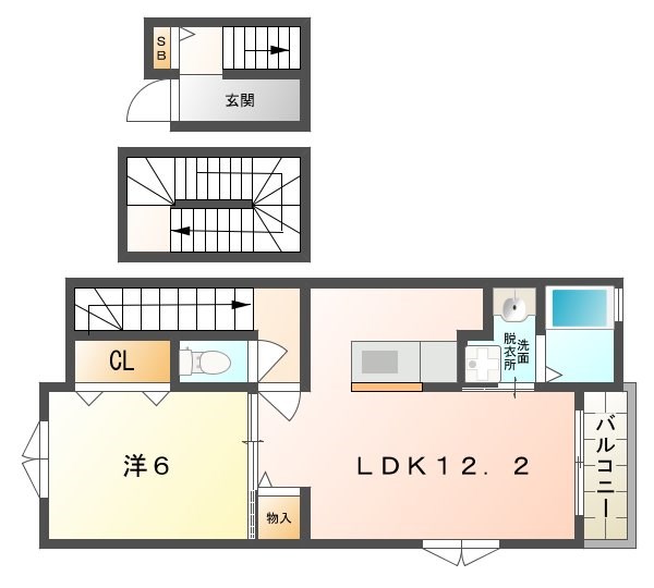 Villa　BRISE 間取り