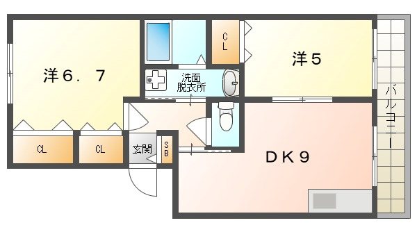 エスポワールＫⅡ 間取り