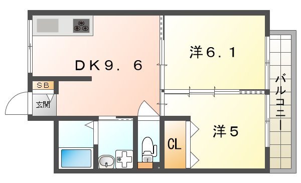 ノーヴァ寝屋川 間取り