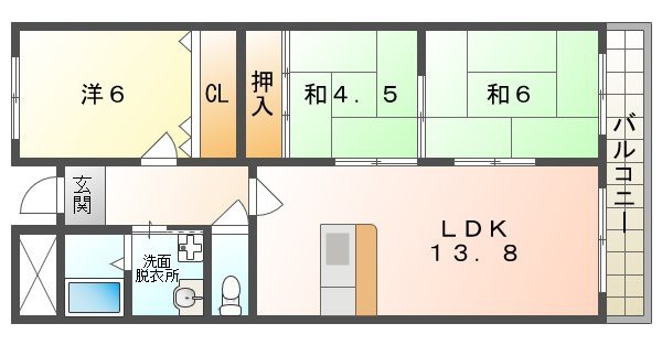 プランドールマツカワ 間取り