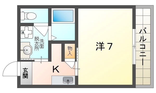 プレジール香里園 間取り