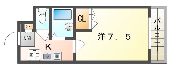 ソレイユ畷 間取り