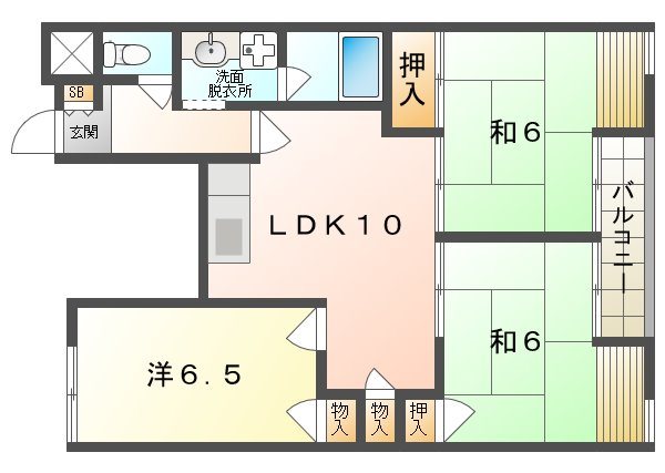 ジェントリーズ岡田 間取り