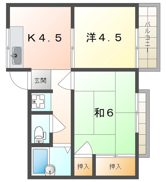 ジョリーハウス 寝屋川市平池町 アパート 2階 2k 5 5万円 寝屋川市 守口市の賃貸物件情報サイト ホームメイトfc寝屋川店 守口大日店 エリア最大級の物件情報