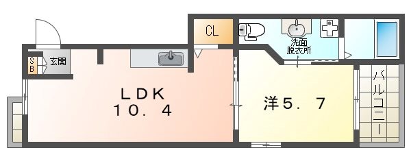 ルミエールハタ 間取り
