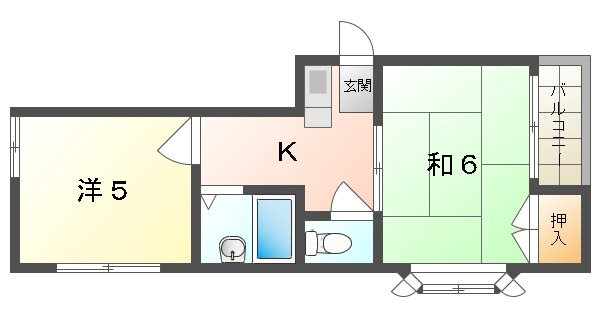 エムハイツ藤田 間取り