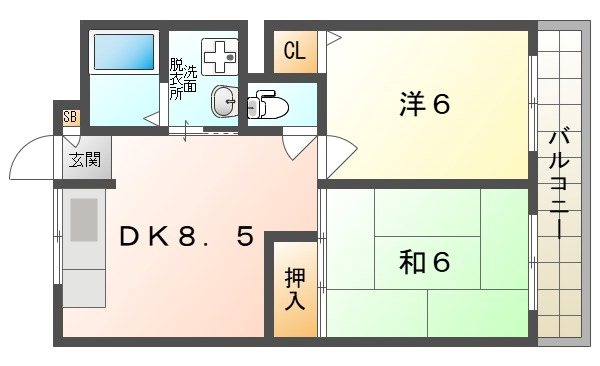 CONFORT　SEKI 間取り
