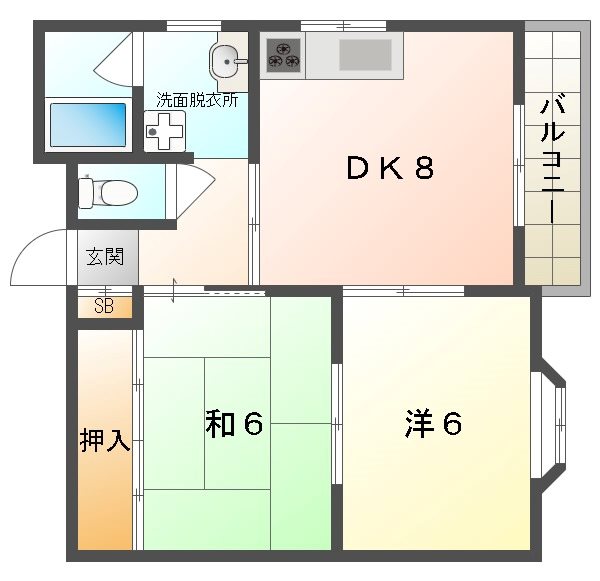 シェルマンド薩摩 間取り