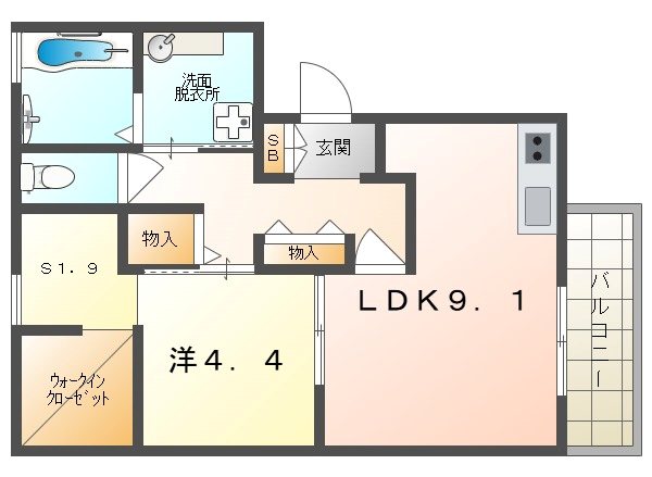 クレヴィアメゾン 間取り