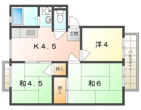アーバン岩井 間取り