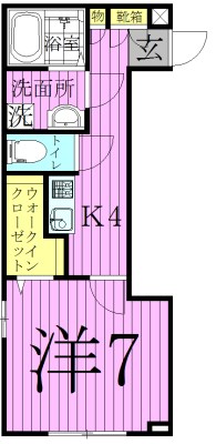 エクセル・フラット 間取り図