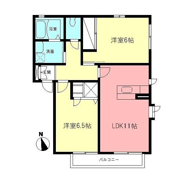 メゾン緑水Ｅ 間取り