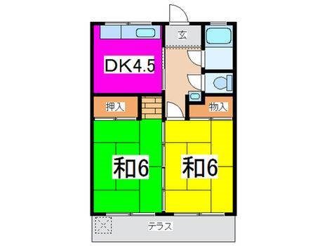 白石アパート 間取り