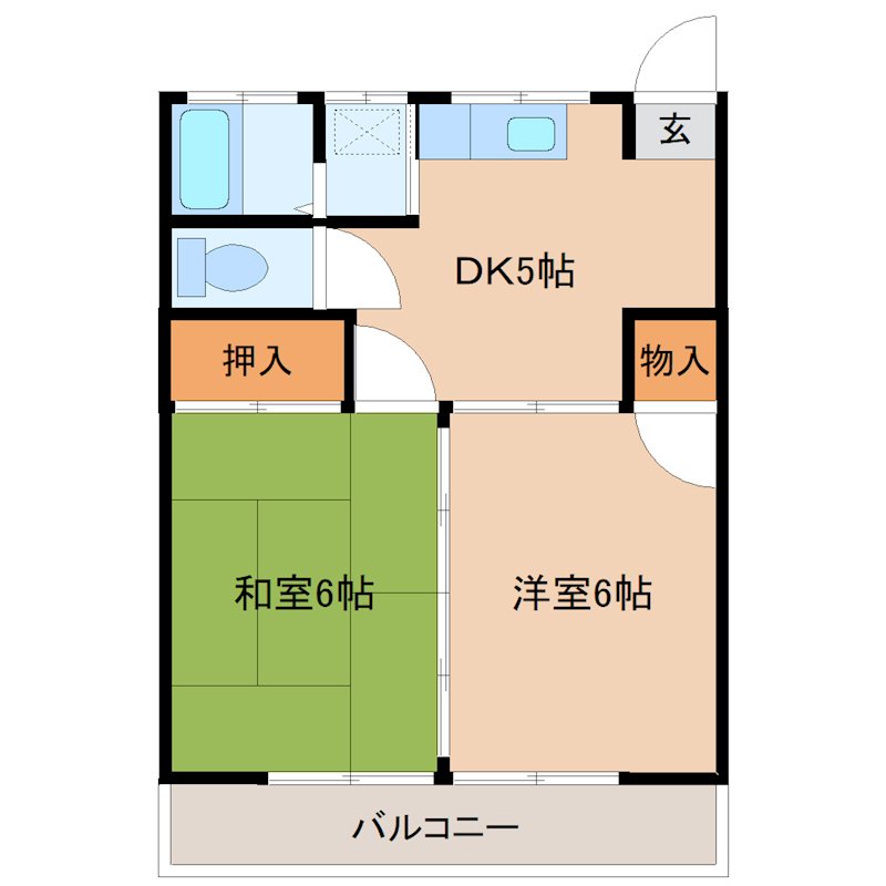 第二まるみ荘 間取り
