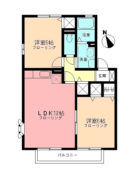 ヴェルドミールⅡ 間取り