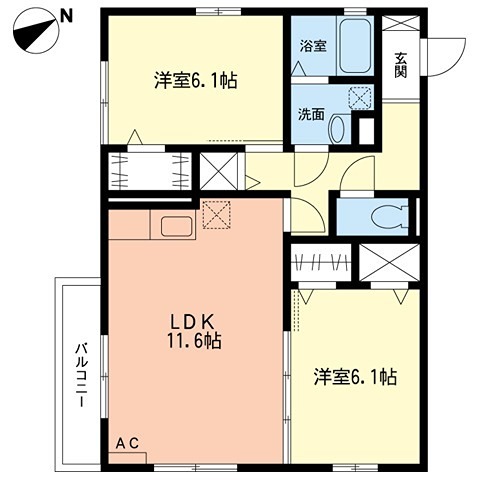 クレシア 間取り