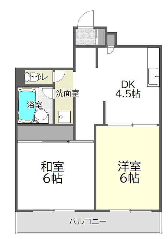星陽ビル 404号室 間取り