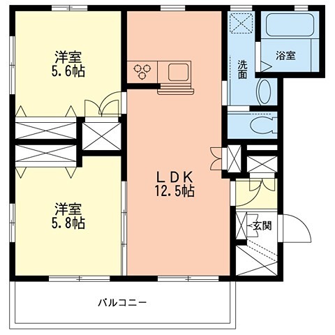 グラードＳ小倉 間取り