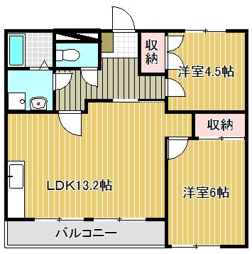 コーポ道寄 間取り