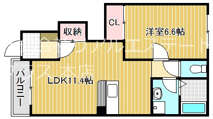 グレースほしかA棟 間取り