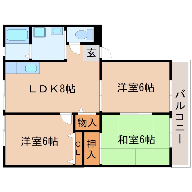 コーポウムザ 間取り