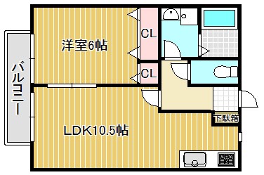 サンパティーク　ドミール 間取り