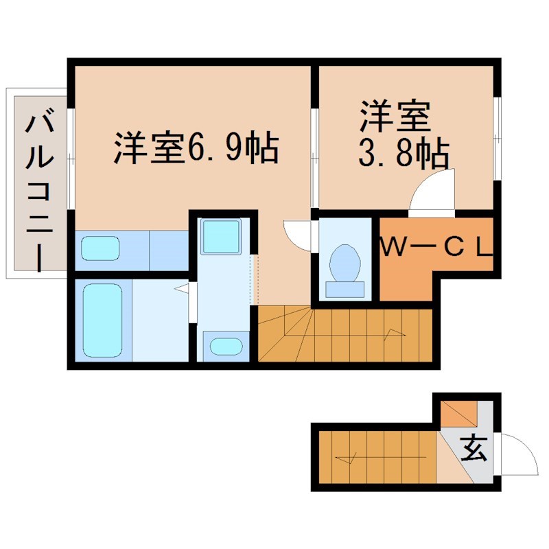 プリムローズ壱番館 間取り