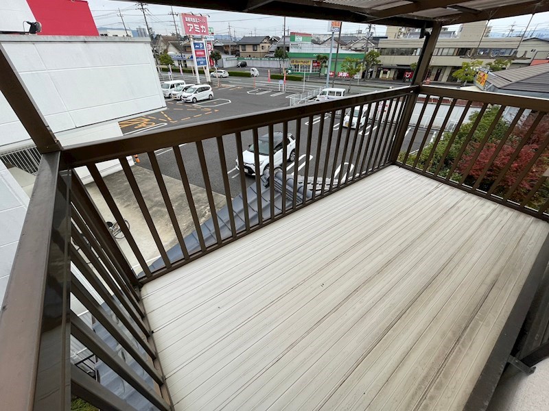 大門町貸家 ベランダ