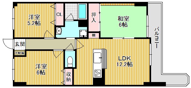 コスモ守山 間取り