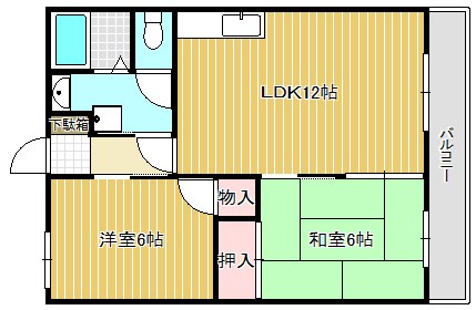 アネックスモリヤマ　C棟 間取り