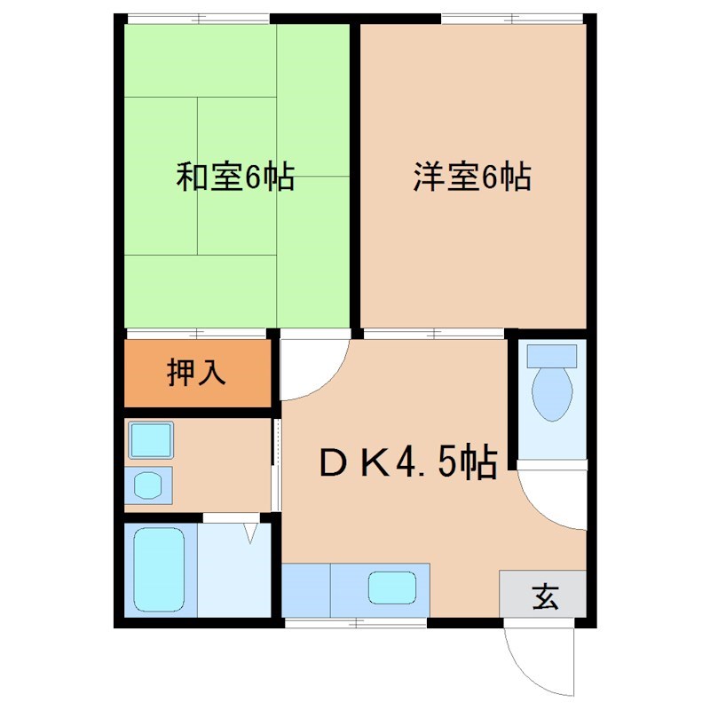 クレール行村 間取り