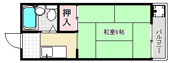 ハイツ苅原 間取り
