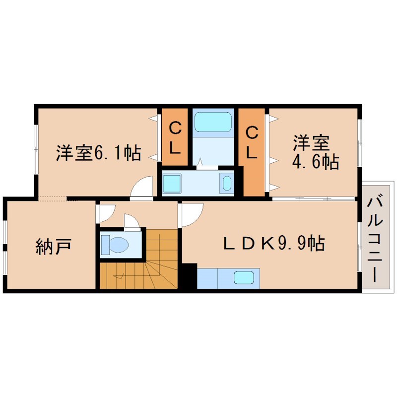 Jardin de Tournesol(ジャルダンドゥトゥルヌスゥル) 間取り