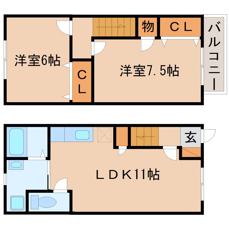ブランシェボヌール 間取り