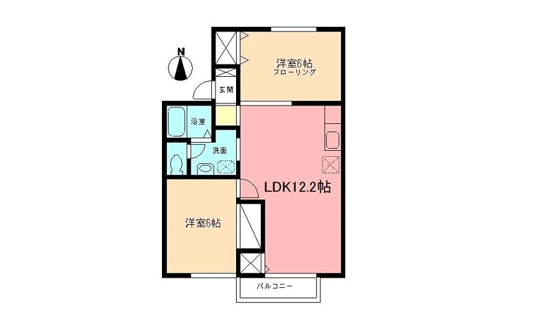 ビューバレーＫⅡ 間取り