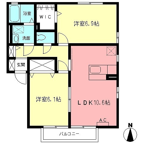 アンソレイユ 間取り