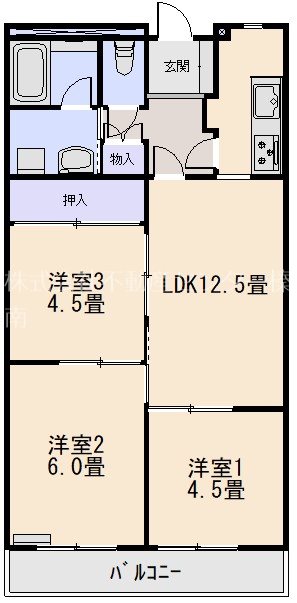 セントラルビラ吉田 間取り