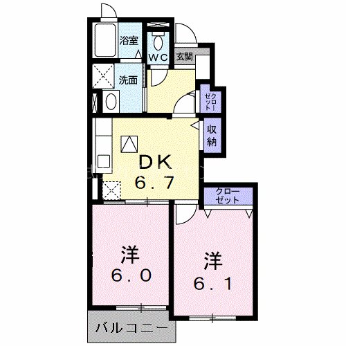ヴァーサB 間取り