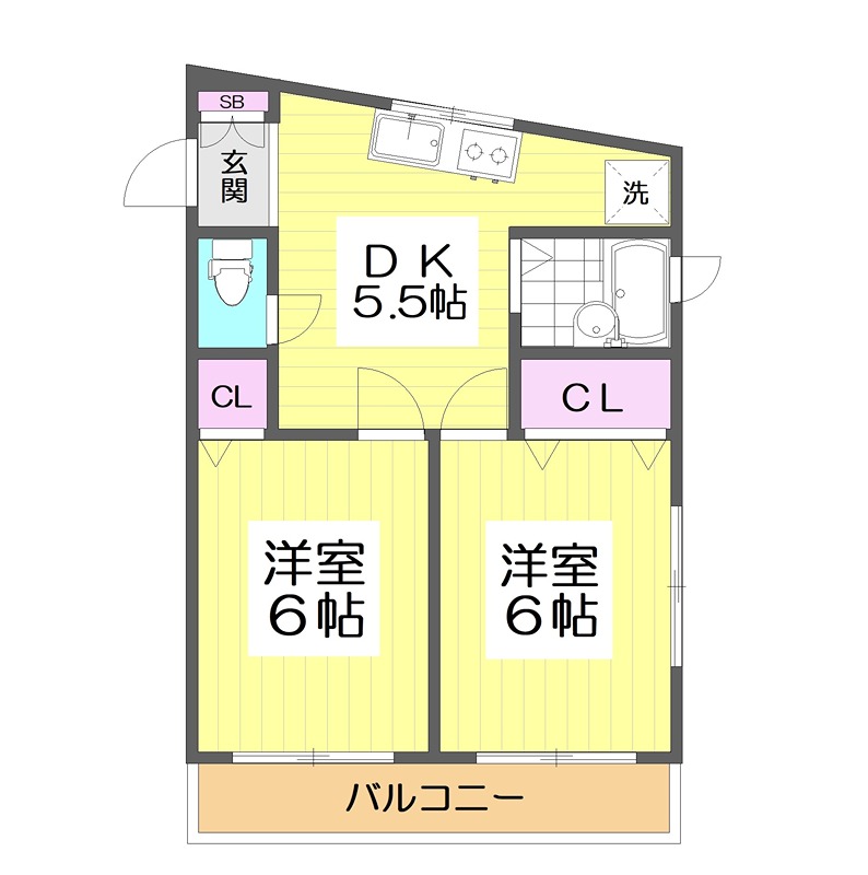 東京都中野区上高田３丁目 間取り