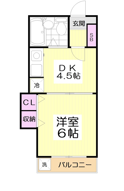 東京都中野区上高田３丁目 間取り