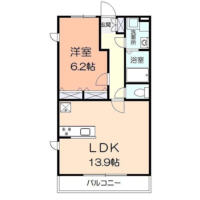 グレイシャス新横浜 間取り
