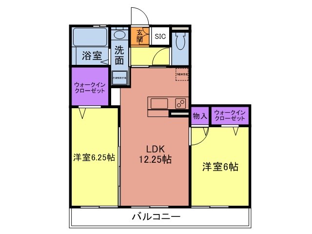 アルシオネ　コート 間取り