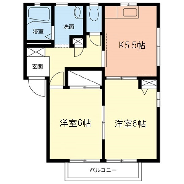 ルーラルプラザＡ棟 間取り