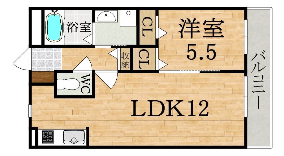 上東マンション 間取り図