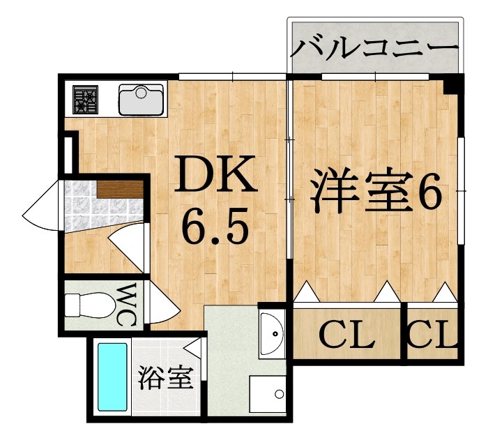 パストラルハイムⅡ 201号室 間取り